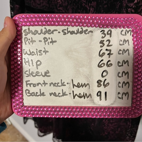 Michel Studio Collection Lace V-neck Sleeveless Plus Size 22 - Picture 6 of 6